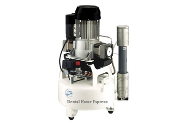 COMPRESSORE A SECCO, 1RIUN,24LT, ARIA RESA 69LT/MIN,FILTRO STER,GENTILIN